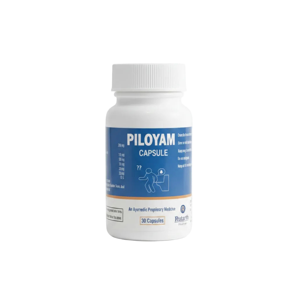 Three white plastic bottles of PILoyAM Capsule arranged side by side on a plain white background.