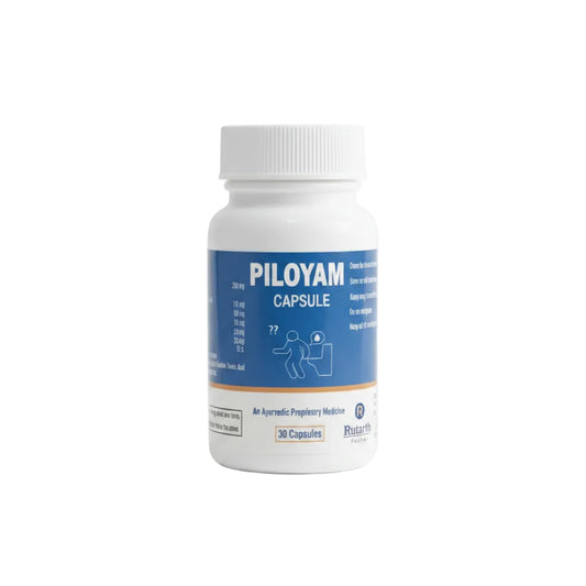 Three white plastic bottles of PILoyAM Capsule arranged side by side on a plain white background.